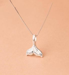 Hänge halsband design djur mode kvinnor halsband val svans fisk nautisk charm sjöjungfru eleganta smycken flickor krage2696138