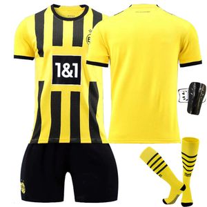 2022 Dortmund Haaland 9 Vuxen Game Team Uniform Childrens 11 Royce Football Jersey Set for Men and Women