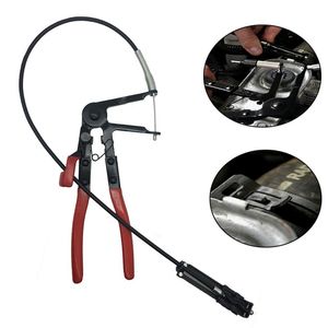 Auto Circlip -tång kabeltyp Flexibel tråd Långt räckvidd Böjbar slangklämma för bilreparationer slangklämma Borttagning Handverktyg