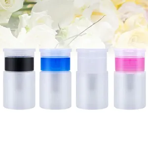 Storage Bottles 4pcs Push Down Pump Dispenser Empty Squeeze Bottle Water For Nail Makeup