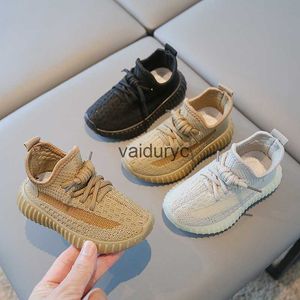 Sneakers Childrens Coconut Shoes 2024 Spring Boys Sports Breathable Mesh Girls Casual Soft Soled Baby H240411