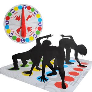 Game rodzinne gry Twister Game Halowe zabawki na świeżym powietrzu przekręcające ciało dla dzieci Dorosłych Sport Interactive Group AIDS 240409