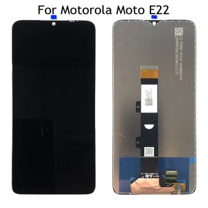 3/5/10PCS 6.5" Original For Motorola Moto E22 LCD Display Touch Screen Digitizer Assembly For Moto E22 LCD Repair Parts