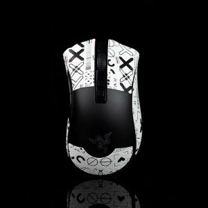 Accessori Adesivo per mouse non slip per Razer Deathadder V2 V2 X Design Topi wireless Topi laterale Copertura Accessori da gioco cuscinetti resistenti al sudore