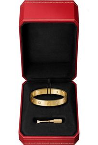 pulseira feminina 18k Bracelete de ouro Mens moda de diamante Novo ouro rosa de aço inoxidável Designer de aço pulseiras Jóias Bracelete Luxury Braceletees 4235420