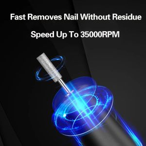 35000 rpm Mocne wiertło do paznokci HD LCD Wyświetlacz do ładowania paznokci do cięcia przenośnego manicure wiertarki paznokci