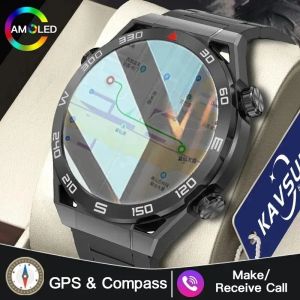 Orologi 2024 nuovi orologi smart orologi GPS Sports AMOLED HD touch screen completo IP68 Waterproof NFC Compass Bluetooth Call Bluetooth Call ECG+PPG Smart Watches