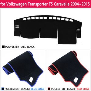 Copertura del cruscotto tappeto tappeto tappeto per tappeto per Volkswagen VW Transporter T5 Caravell 2004 ~ 2015 Accessori per auto per automobili per mantello tonalità 2015