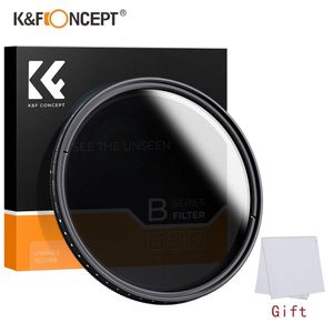 K F Concept ND2ND400 ND Filter Variable Neutral Density 3740543495255586267727782mm For Camera Lens 240327