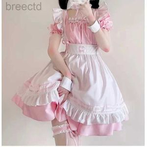 Anime Costumes Black Pink Lolita Maid Costumes Cute Girls Women Lovely Maid Cosplay Costume Animation Show Japanese Outfit Dress Clothes S-5XL 240411