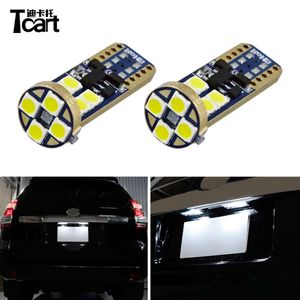 日産セントラB17カーアクセサリー2012 2015 2018 LEDナンバープレートライト用のTCART 2PCSカー電球