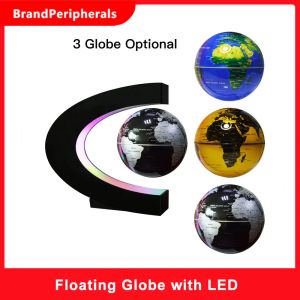 Globo flutuante globo com base multicolor LED criativa de 4 polegadas C.