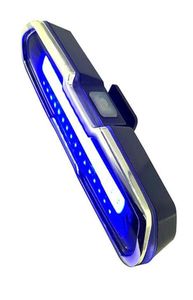 Rower LED jasnoniebieski Blue USB ładowalny wodoodporny super jasny, wielofunkcyjny światło awaryjne1856497