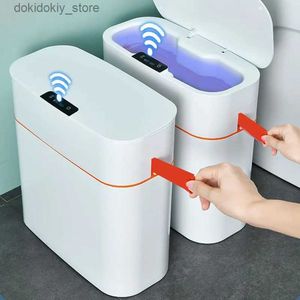 Lixeiras de resíduos 13/15L Lixo inteligente pode sensor de pacote automático Arbae Bin Cozinha banheiro à prova d'água Arbae Cube Cleanin Tools Dustbin L49