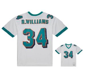 Stitched football Jerseys 34 Ricky Williams 2002 mesh Legacy Retired retro Classics Jersey Men Women Yourth S-6XL