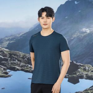 2024 New Ice Silk T-shirt Quick drying round neck casual sports outdoor