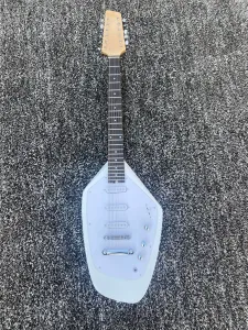 Cables Factory direct sales 12 string specialshaped electric guitar white paint gem guitar factory direct package freight