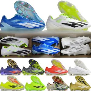 Send With Bag Quality New Season Soccer Boots X Crazyfast FG Messis Lithe Football Cleats Mens Soft Leather Comfortable Training X Crazylight Soccer Cleats US 6.5-11.5