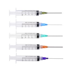 toptan 5 adet dağıtım şırıngaları 5ml şırınga kıvrım kapalı künt iğne ipuçları Tutkal yağı mürekkebi endüstriyel dağıtım malzemeleri ll