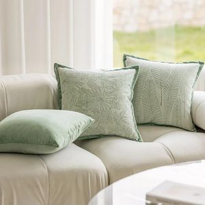 Подушка светло -зеленый диван крышка дивана Instagram Северная гостиная