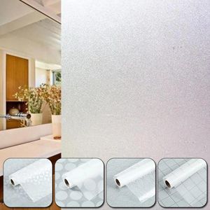 Adesivos de janela adesivos de vidro de filme de privacidade para banheiro decoração de porta deslizante de banheiro
