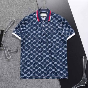 2024 camisetas masculinas estação européia designer de luxo de luxo camisa polo casual masculina tsshirt clássica cor sólida g letra bordado verão p roupas curtas