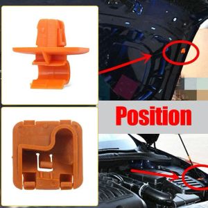 Capuz de capuz de plástico salto de capuz Fique de fivela de suporte para skoda fabia 2007-2014 para skoda octavia 2004-2013 1U0823570A