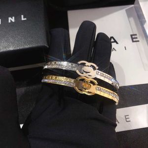 Bangle Gold Sier Deigner Girl Love Diamond Circle Círculo Claic Brand Jeia Casal Box Família Fahion