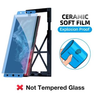Para Samsung S23 S22 S21 S20 Ultra S10 S9 Plus Screen Protector Gadgets de vidro Acessórios Proteção de vidro Proteção