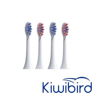 Kiwibird Sonic Electric Toothbrush Head Whitening Diamond DuPont Shaped Hole Color Changing Smart Brush Head Universal Replacement