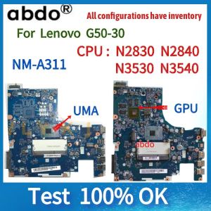 マザーボードACLU9 ACLU0 NMA311 LENOVO G5030 G4030用メインボードN2830 N2840 CPU DDR3付きラップトップマザーボード100％テスト作業