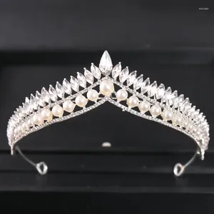 CLIPS HAIR CRISTAL CRISTAL CRISTAL CROWN Tiara Luxury Rhinestone Prom Diadema Mulheres Jóias de Acessórios para Casamentos de Noiva