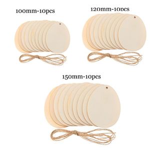 10/25/50pcs Happy Easter Eggs Drawing Wooden Craft Easter Decorations DIY Wood Graffiti Chips Hanging Ornaments