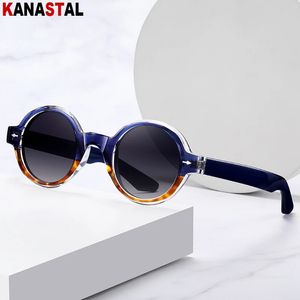 Homens com óculos de sol polarizados UV400 Retro Women Sun Glasses TR90 OVAL OVELES OVELAÇÃO DOIS DOVENDO DE PRAIA Viagem Anti Eyewear 240323