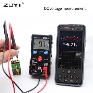 Zoyi Ammeter Auto Rang Analog Resistance Kondensator NCV Teste ZT-5B cyfrowy multimetr technologii Bluetooth Smart T-RMS Woltmeter