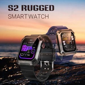 Смотрит Rogbid S2 запястья Smart Watch Bluetooth -Compatible 5.0 больше 100 спортивных мониторинга мониторинга сердечного ритма.