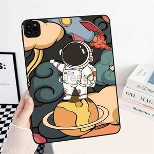 Tablet PC -fall Väskor för iPad 10: e gen Case 2022 Pro 11 Case iPad 9th 8 7 6 5 Generation Air 5 Air 4 Pro 12.9 6th 5th Mini 6 5 Söt astronauter Cover 240411