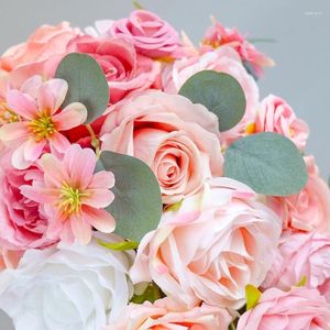 Decorative Flowers 367A Artificial Flower Bouquets Beautiful Suitable For Wedding And Anniversary Simulated