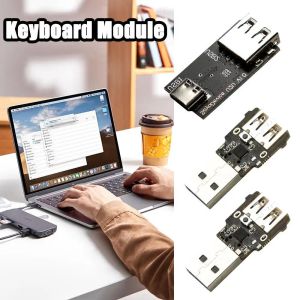 Klavyeler En yeni yazılım modülü üzerinden Program DIY Mekanik Büyü USB Dönüştürücü Modül aracılığıyla Normal Klavye ile Programlanabilir Klavyeye