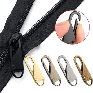 5/10pcs Zipper Slider Puller Instant Zipper Repair Kit Substituição para Broken Buckle Travel Bag Saytcase Head DIY Craft