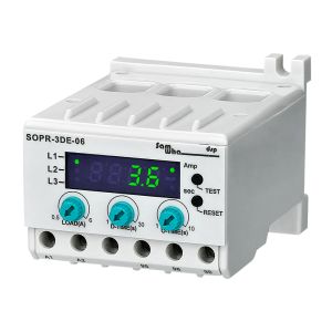 SAMWHA-DSP SOPR-3DE Digital överbelastningsrelä Motor Protector Thermal Overload Relay