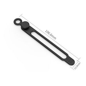 Silicone Cable Strap Clips Reusable Cable Tie Wire Organizer Desk Data Cable Earphone Line Holder for Home Office School Tidy