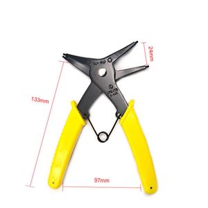 Внутренняя внешняя карта двойная цель Circlip Pliers 2-в-1 Многофункциональные подпорные кольцо клещи ремонтные инструменты Ремонт ручные инструменты