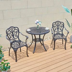 Garden Furniture Sets Chairs Table Set Outdoor Yard Patio Furnitures Luxury Lounger House Terrace Dinning Chair Table Furniture