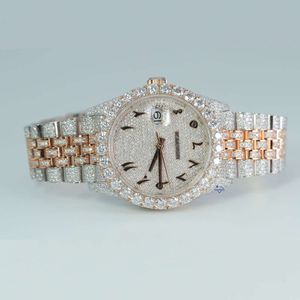 Luxury Looking Fully Watch Iced Out For Men woman Top craftsmanship Unique And Expensive Mosang diamond Watchs For Hip Hop Industrial luxurious 87999