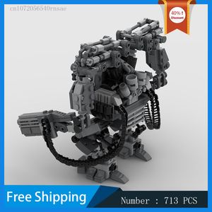 MOC Building Blocks robota Warca Warrior Warrior Model DIY BRICKS DZIECI ZABAWKI Prezenty Bożego Narodzenia Prezenty Prezenty Zbieranie