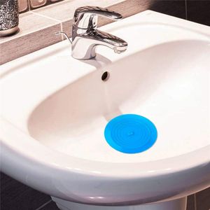 Silicone Bathtub Stopper 3 Color Drain Plug Sinks Tub Bathroom Hair Stopper Flat Cover Leakproof Sealing Kitchen Sink Drains Lid