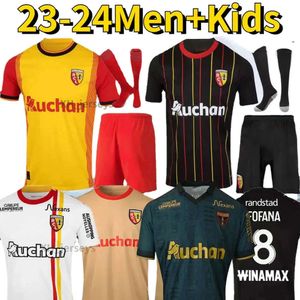 Maillot RC Lens 23 24 Soccer Jerseys Home Yellow Saint-Barbe Special Openda Ganago Sotoca Football Shirt 2023 Men Kit Notre Sang Estor Pereira da Costa Frankowski