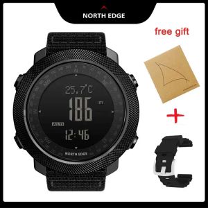 Zgląda na North Edge Apache Męski zegarek Męski zegarek wysokościomierz barometr Compass Compass Military Army Smartwatch pływanie bieganie Wodoodporne 50 m