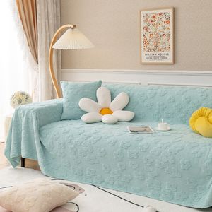 Nowoczesny Jacquard aksamitna sofa koc 2 3 Pluszowe ciepłe krzesło na kanapie meble sofy sofa dla dzieci psy pomarańczowe